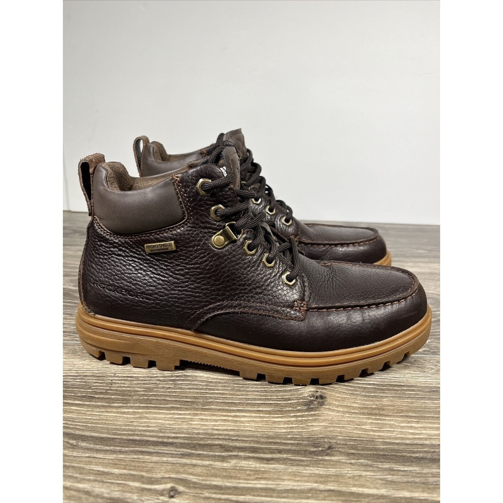 Rockport Works Weather Work Alloy Toe Mens Boots Leather Oxfords RK6710 NIB SZ 7